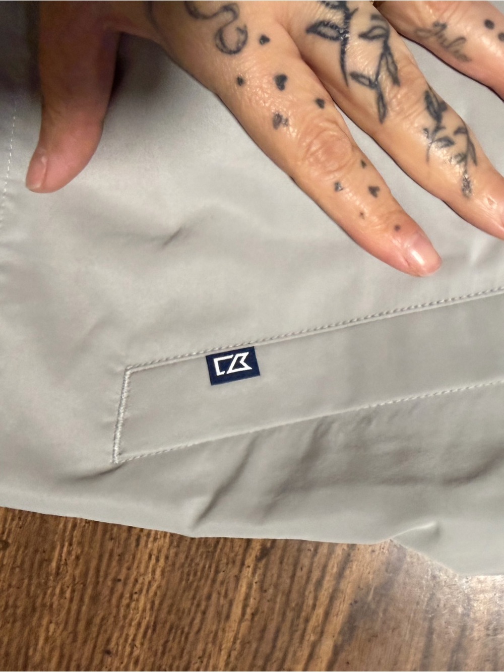 Cutter & Buck Gray Performance Hybrid Shorts